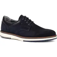 Martinelli Heren Fulton Leren Schoenen marine (41), Leer, Plat, 1 tot 3 cm, Veters, Casual, Klassiek, Marineblauw C003-2972X