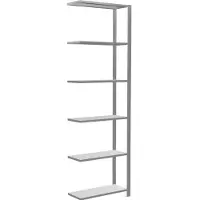 Schulte Lagertechnik - Insteekbevestiging met lengtebout - 2500x1000x300 mm, type 150 kg