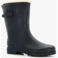 Mountain Peak gevoerde dames regenlaarzen zwart maat 36