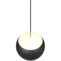 TRIO Musterring Cannon – Hanglamp – Mat Zwart – LED – Afstandsbediening – Dimbaar – In hoogte verstelbaar