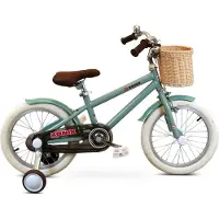 Zonix Kinderfiets 16 Inch Jongensfiets – Mintgroen Met Zijwieltjes | Leeftijd 4-6 Jaar | Kledingmaat 103-118