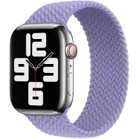 Apple Gevlochten solobandje voor de Watch | 38/40/41/42 mm - Maat 7 - Lavender