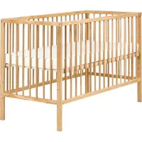 Beliani BELENGER - Babybedje - Lichtbruin - 60 x 120 cm - Dennenhout
