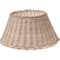 Beliani FLOCON - Kerstboomrok - Lichtbruin - ⌀ 50 cm - Rotan