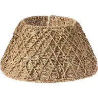 Beliani BOUGIE - Kerstboomrok - Naturel - ⌀ 43 cm - Zeegras