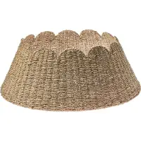 Beliani GIVRE - Kerstboomrok - Naturel - ⌀ 67 cm - Zeegras