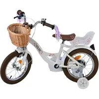 Volare Blossom kinderfiets - meisjesmodel - 14 inch - wit