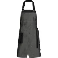 KenTaur Raw bib apron w. slit 30395-132