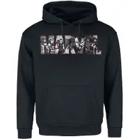 Marvel - Trui met capuchon - Logo Group B&W Outline - S tot M - voor Mannen - zwart - Maat M
