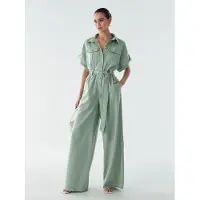 BWLDR Jumpsuit 'Ara' mintgroen