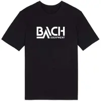 Bach Logo T-shirt Met Korte Mouwen Zwart S Man