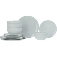 Molecule Maxime Home Servies – 12-delig, wit porselein