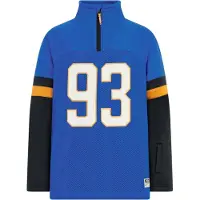 Protest - Kid's PRTRuben Jr 1/4 Zip Active Top - Fleecetrui 164, blauw