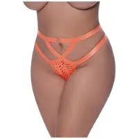 Magic Silk - Exposed P406ORA2XL - Cheeky Panty Queen Size