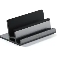 Satechi dubbele verticale laptopstandaard space grijs