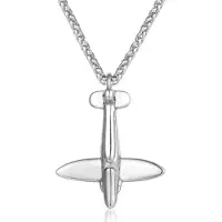 LGT JWLS LGT Jewels heren ketting Edelstaal Spitfire