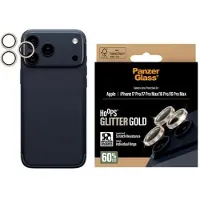 PanzerGlass Hoops Glitter iPhone 17 Pro / iPhone 17 Pro Max Cameralens Protector Goud