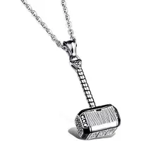 Mendes Jewels kettinghanger Hammer Of Thor Silver