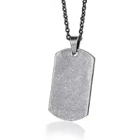 Mendes Vintage Dogtag kettinghanger met Jasseron ketting