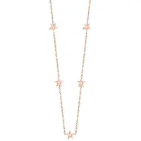 Cilla Jewels dames ketting Edelstaal Verguld Rose Ster
