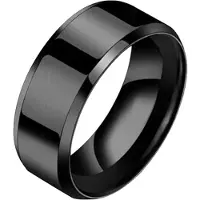 LGT JWLS Heren ring Titanium Zwart 8mm-19mm