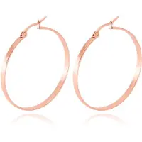 Cilla Jewels Dames oorringen Edelstaal Rose-30mm