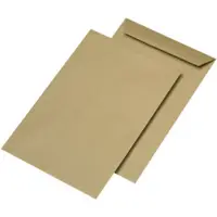 Mailmedia akte-envelop C5, 16,2 x 22,,9 cm, gegomd, zonder venster, bruin, 75 g/m2, 500 st.