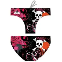 Turbo Skull Crown Swimming Brief Zwart 9-10 Years Kinderen
