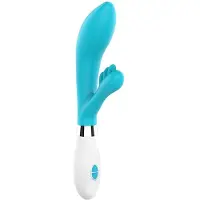 Luminous Agave Clitoris en Vagina vibrator - Turquoise