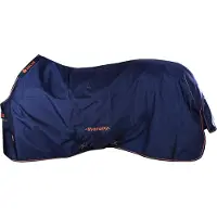 Bucas Deken Therapy Turnout Light Donkerblauw-oranje - 155/208