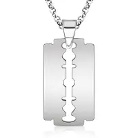 LGT JWLS LGT Jewels heren ketting Edelstaal Single Razor