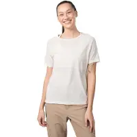Kari Traa Sanne Wool T-shirt Met Korte Mouwen Beige L Vrouw