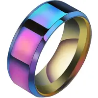 LGT JWLS Heren ring Titanium Multicolor 8mm-19mm