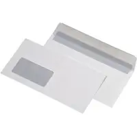 Mailmedia envelop 162x229 mm, 90 g/m2, venster li. 45x90 mm, zelfkl., 500 st