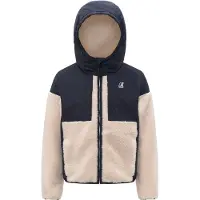 K-way - P. Samson 4.0 Orsetto Blue Depth-Ecru voor Unisex - Kindermaat 12 jaar - Marine blauw