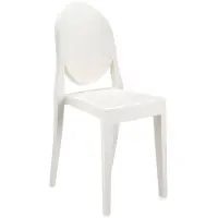 Kartell Victoria Ghost Stoel Glossy White | 2 chairs