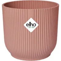 Elho Vibes Fold Round 40 cm - Delicate Pink - D 39 x H 36 cm - Binnen en Buiten - 100% gerecycled kunststof