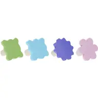 Home & Styling Kapstokken Bloemen - Set van 4 stuks - Multi