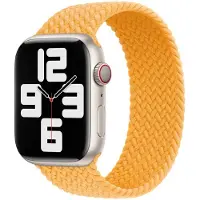 Apple Gevlochten solobandje voor de Watch | 38/40/41/42 mm - Maat 9 - Maize