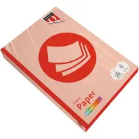 Quantore Kopieerpapier Colour A4 80gr zalm 500 vel - 2 stuks