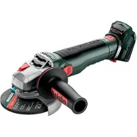 Metabo WB 18 LT BL 11-125 quick Accu-haakse slijper | 125 mm | 18V | met rem, snelspanmoer, draaibare accu-pack | zonder accu's en lader - 613054850