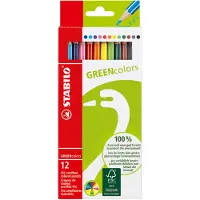 Stabilo GreenColors Coloring pencils 12 pcs