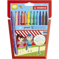 Stabilo Power Viltstift 12-pack