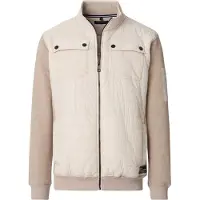 Casa Moda Regular Fit Sweatjacket wit, Effen
