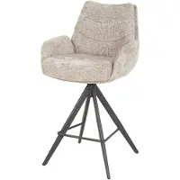 AnLi Style Barstoel lounge - Rich zandkleur - set van 2