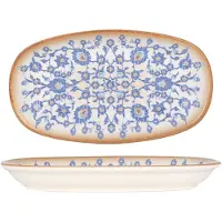 RINART Serveerschaal tiara porselein 25x15 cm set van 2