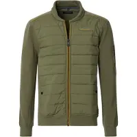 Casa Moda Regular Fit Sweatjacket groen, Effen