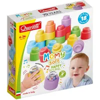Top 1 Toys Quercetti Momy soft bouwblokken met geluid 18-deli g