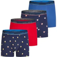 Happy Shorts Heren boxershorts oktoberfest bier/gingerbread 4-pack