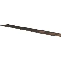 Hotbath &More planchet 80cm met twee uitsparingen voor een zeepdispenser of beker Tuscan bronze